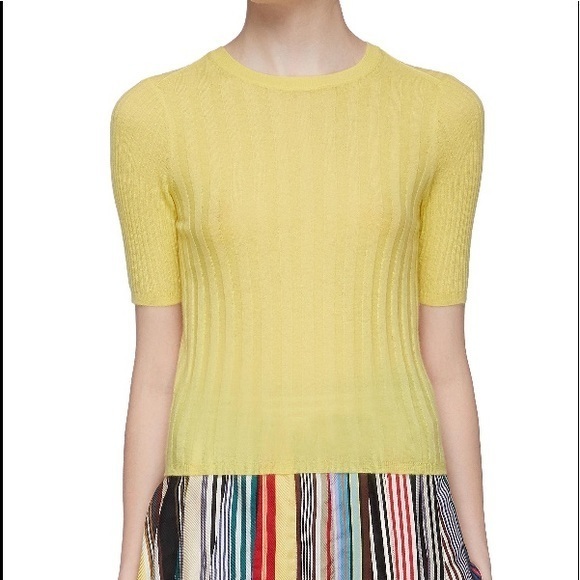 VINCE Elbow Sleeve Cashmere Pullover NWT - Picture 4 of 16